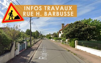 Bon à savoir : prolongation travaux rue Henri Barbusse