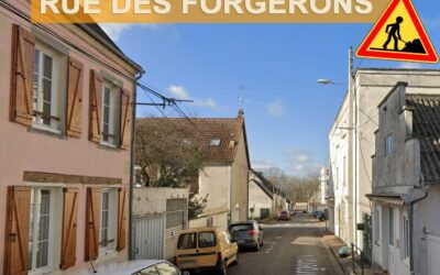 Bon à savoir : prolongation travaux rue des Forgerons